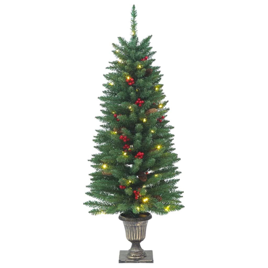 Vidaxl Artificial Christmas trees 2 st 100 LEDs 120 cm green