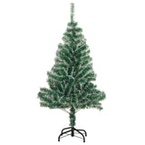 Vidaxl Kunstkerstboom with snow 120 cm green
