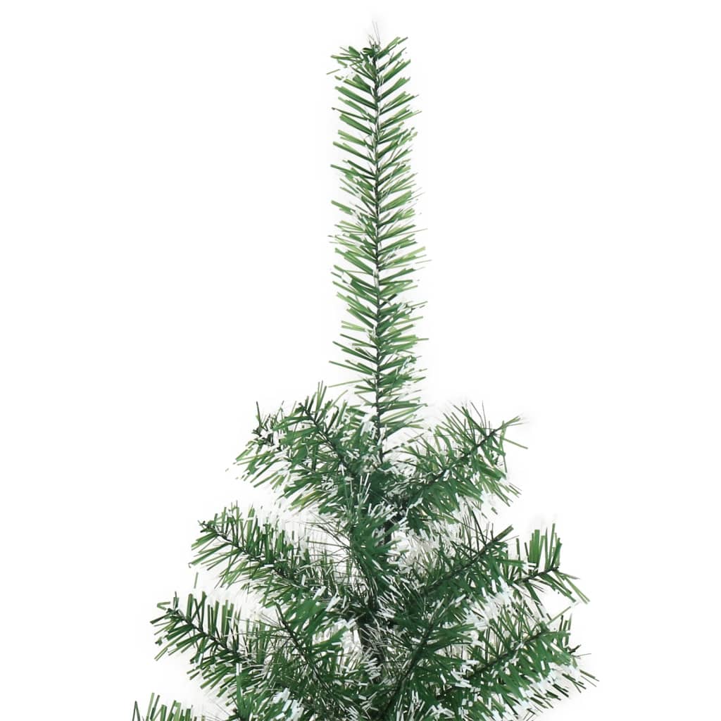 Vidaxl Kunstkerstboom with snow 120 cm green