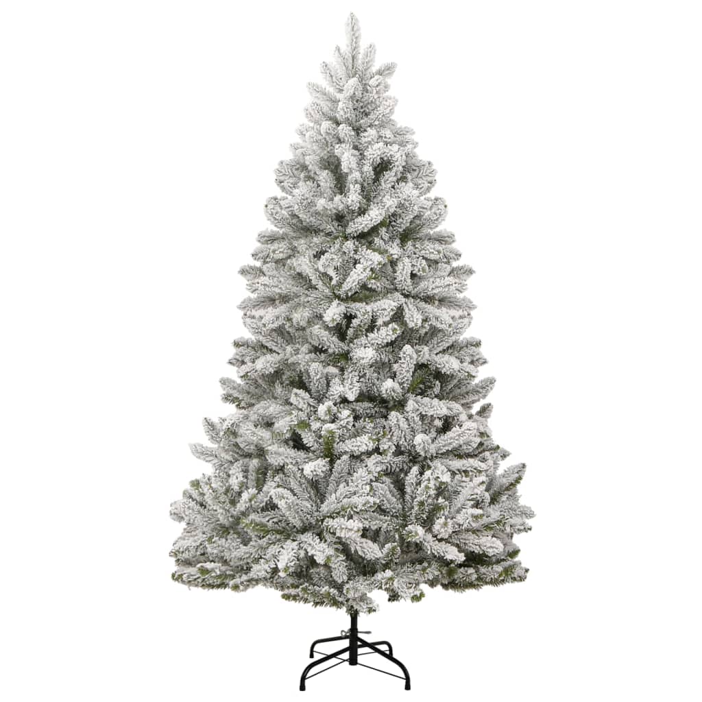 Vidaxl Kunstkerstboom med hængsler og sne 270 cm