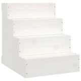 Vidaxx pet stairs 40x49x47 cm solid pine wood white