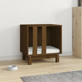 Vidaxl Dog Loft 50x40x52 cm Solid fyrretræbrun