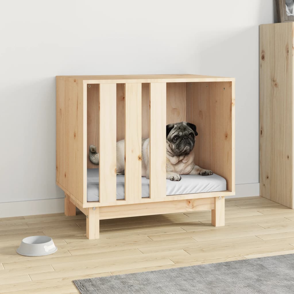 Vidaxl Dog Loft 60x45x57 cm de pino sólido