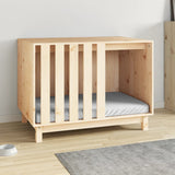 Vidaxxl doghouse 90x60x67 cm solid pine wood
