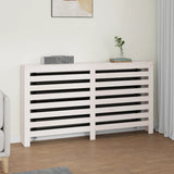Vidaxl Radiatorom Construction 153x19x84 cm Solid Pine White