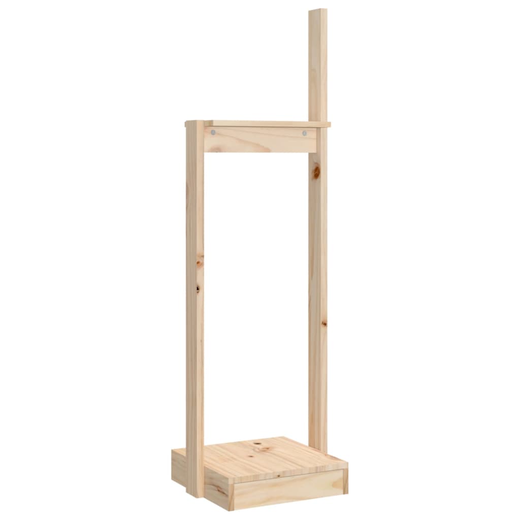 Porta a blocchi in legno Vidaxl 33.5x30x110 cm Pino solido