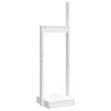 VidaXL Log holder 33.5x30x110 cm solid pine wood white