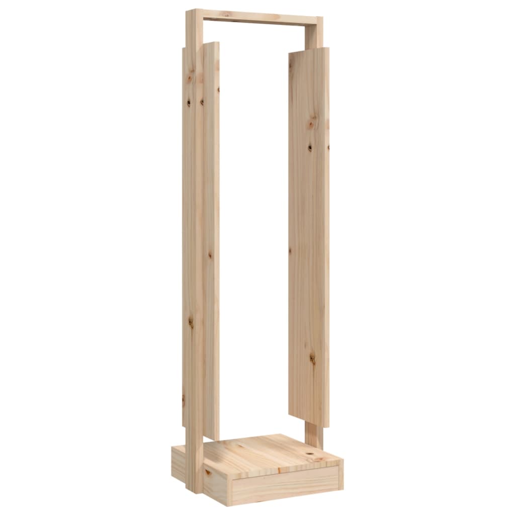 Vidaxxl log holder 33.5x30x110 cm solid pine wood