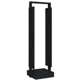 VidaXL wood block holder 33.5x30x110 cm Solid pine black