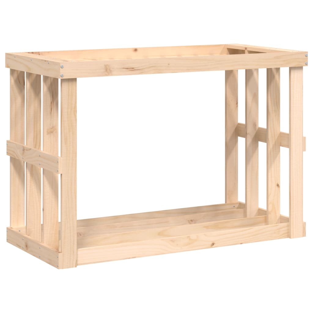 VidaXL wood block holder 108x52x74 cm Solid pine