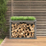 VidaXL wood block holder 108x52x74 cm Solid pine Gray