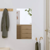 Vidaxx miroir mural 30x60 cm verre rectangulaire