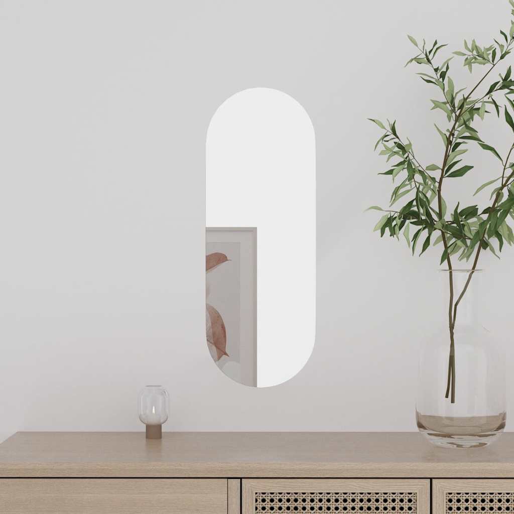 Vidaxl Wall Mirror 15x40 cm Owalne szkło