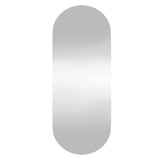 Espelho de parede vidaxl 20x50 cm de vidro oval