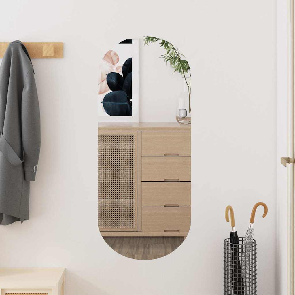 Vidaxl Wall mirror 30x70 cm oval glass