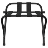 Vidaxl bagagerek met rugleuning 56x39x52 cm zwart