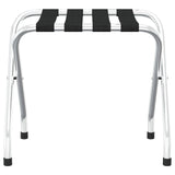 Vidaxl Ragge Rack 56x40x49 cm črna in srebrna