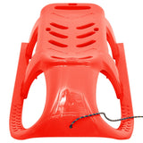 Vidaxl Kinderslee 102.5x40x23 cm Polipropen rdeča