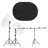 Vidaxl Photo Studio Set Se sadou osvětlení a obrazovkou pozadí