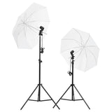 Vidaxl Photo Studio Set Se sadou světla, obrazovkou pozadí a reflektorem