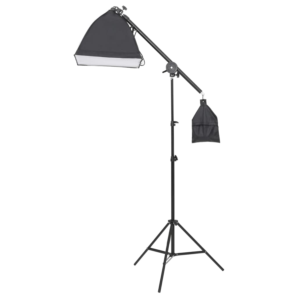 Vidaxl Photo Studio Set Se sadou osvětlení a obrazovkou pozadí
