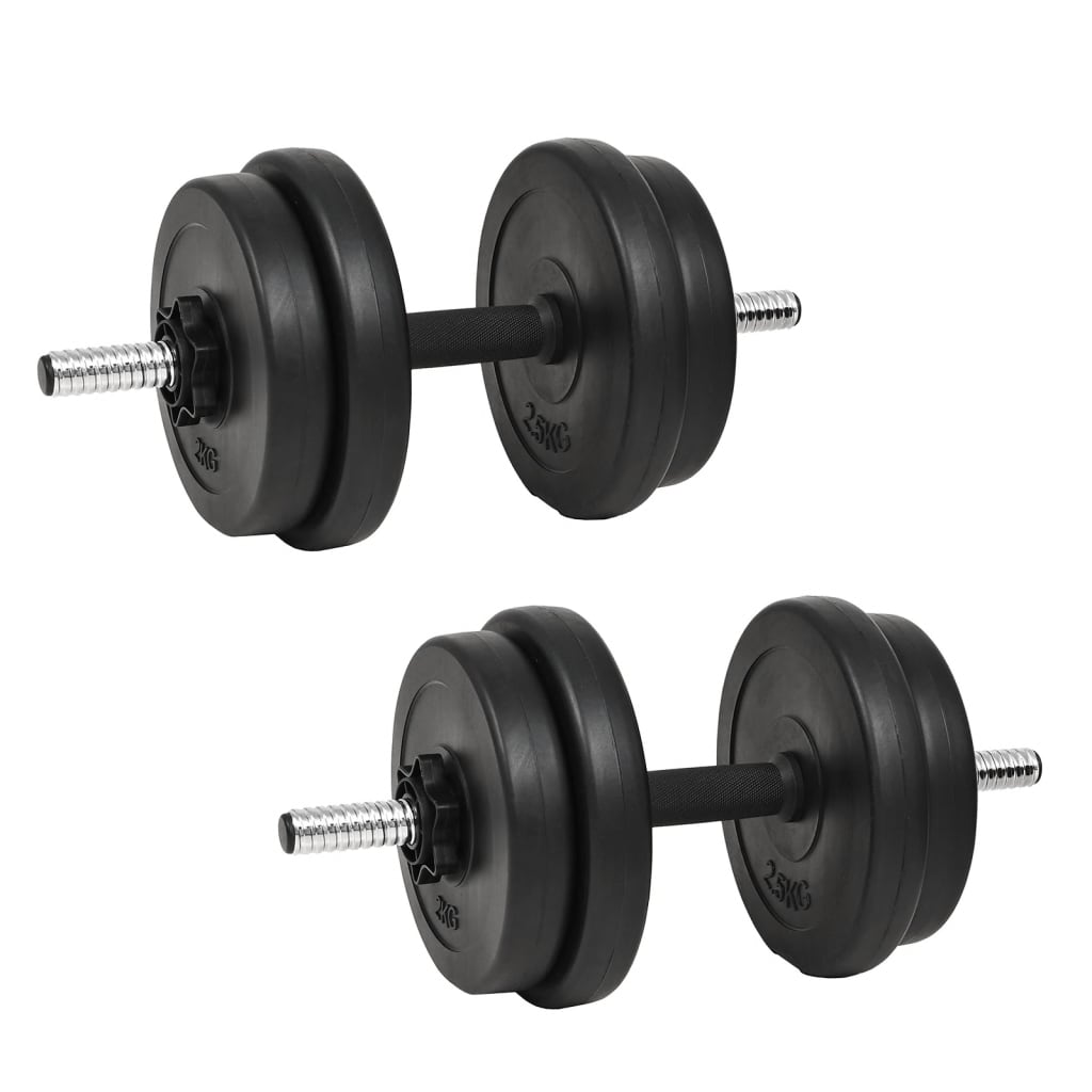 Vidaxl håndvægt med vægte 40 kg