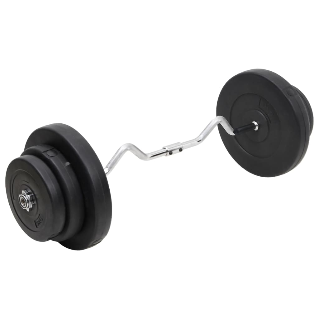 Vidaxl Halter bent with weights 60 kg