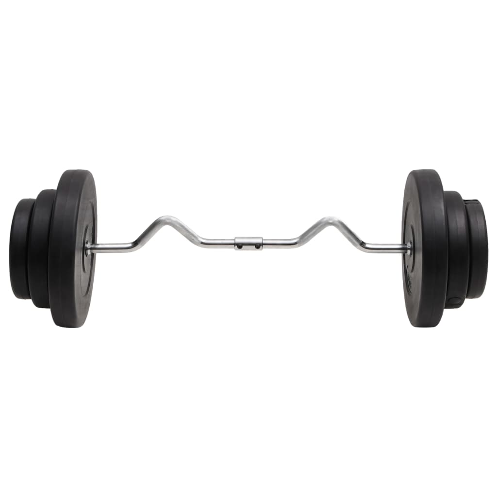Vidaxl Halter bent with weights 60 kg