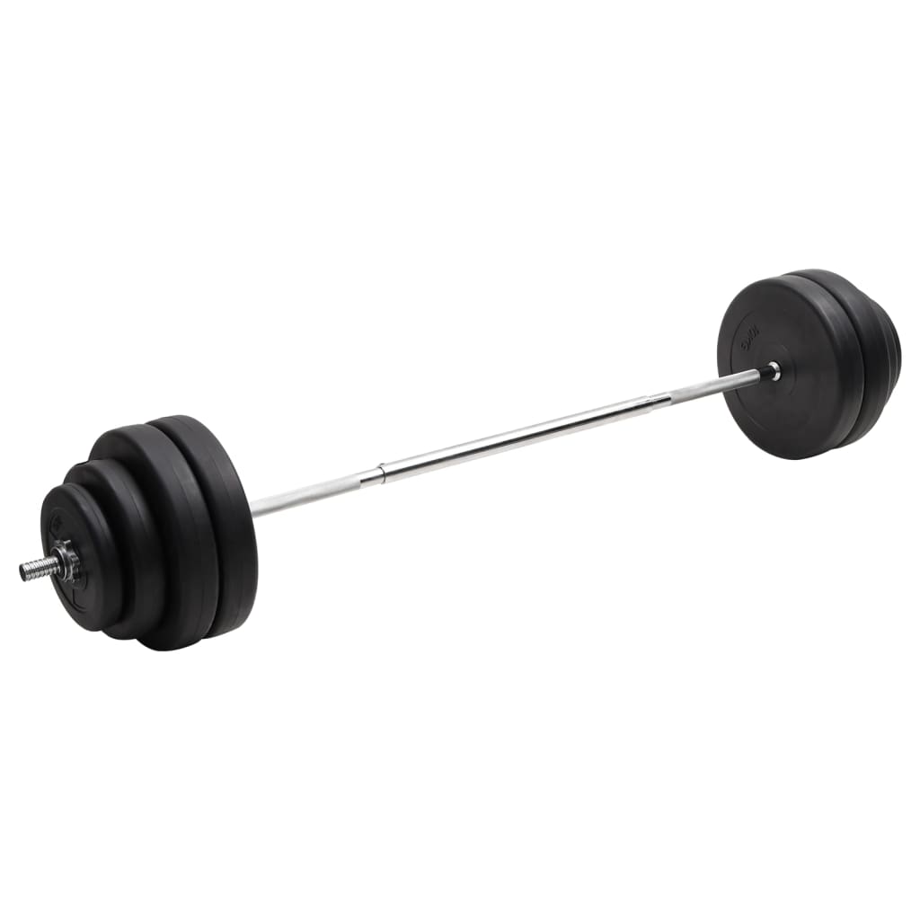 Vidaxl halter med vægte 60 kg