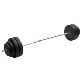 Vidaxl halter med vægte 60 kg