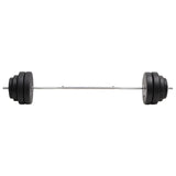Vidaxl halter med vægte 60 kg