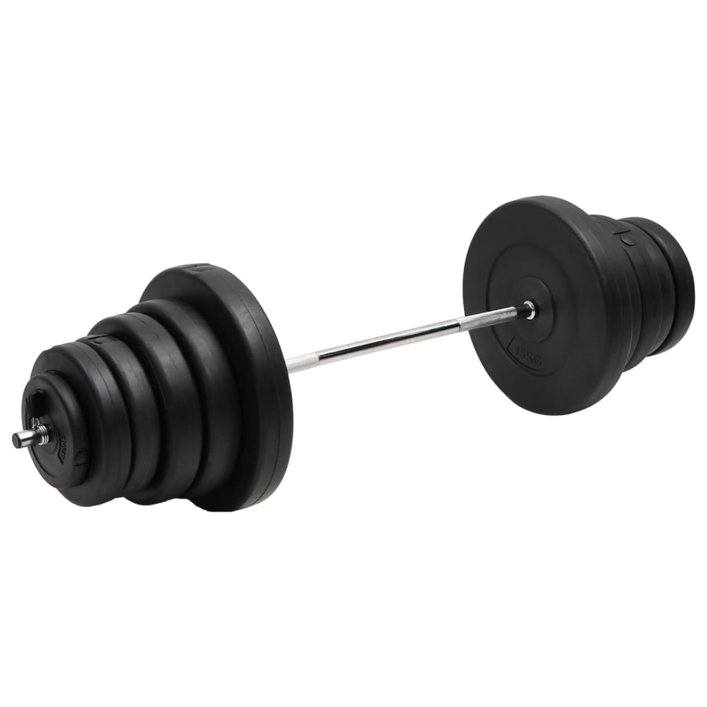 Vidaxl halter med vægte 90 kg
