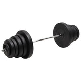 Vidaxl halter med vægte 90 kg
