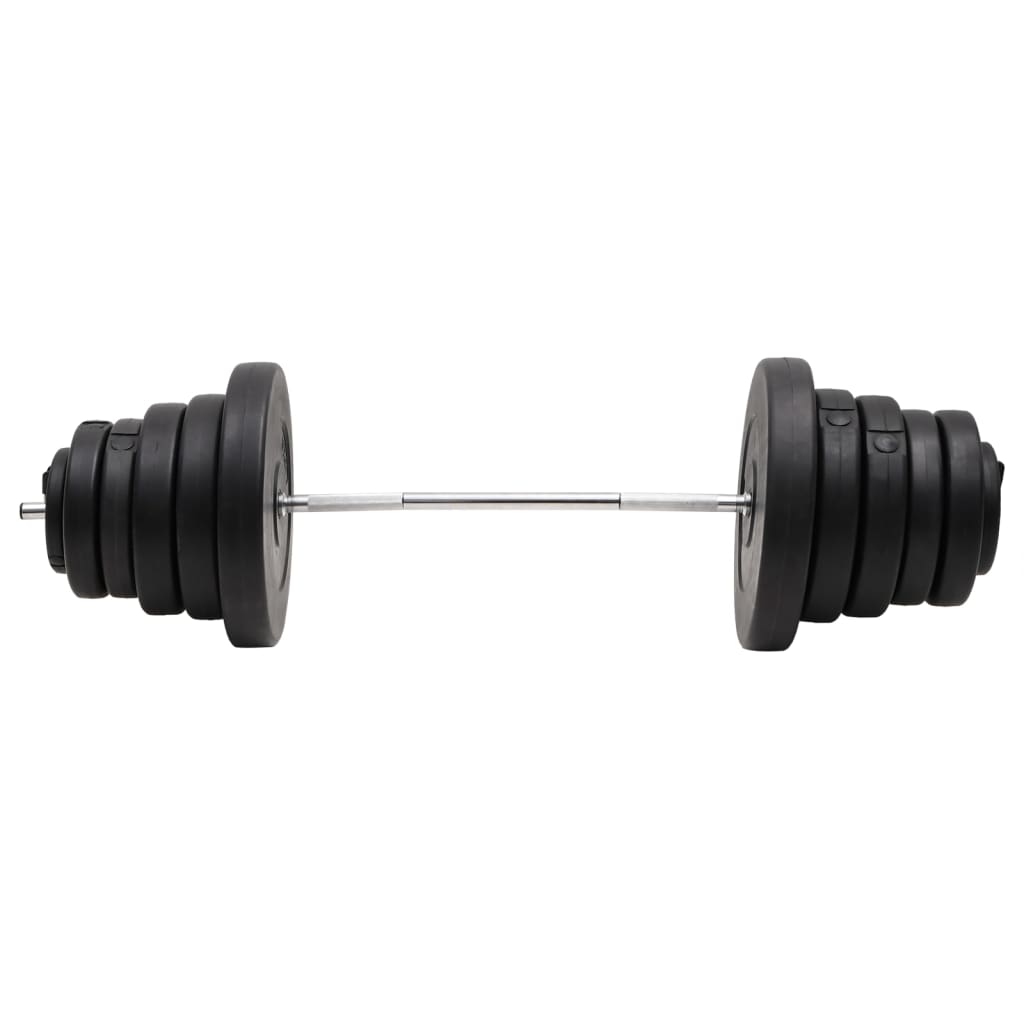 Vidaxl halter med vægte 90 kg