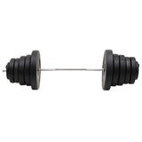 Vidaxl halter med vægte 90 kg