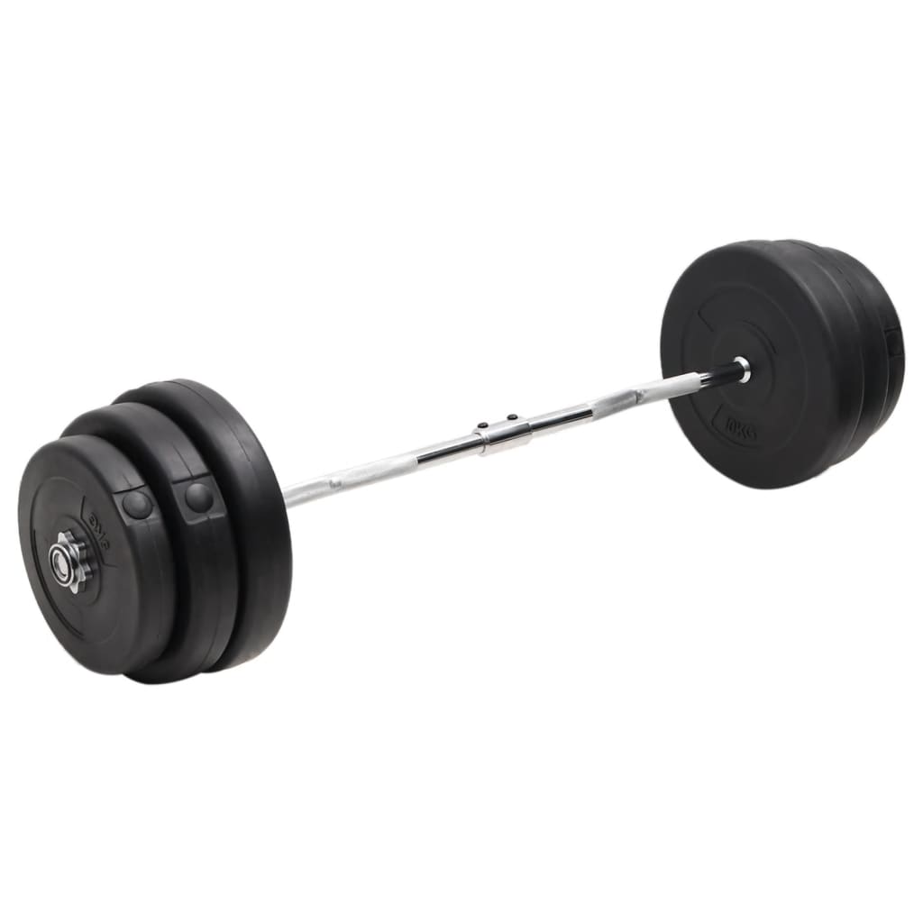 Vidaxl bøjet håndvægt med vægte 90 kg