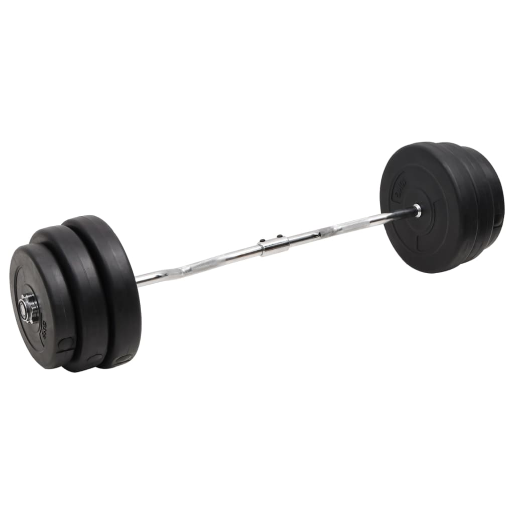 Vidaxl Halter bent with weights 90 kg