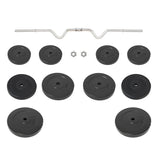 Vidaxl Halter bent with weights 90 kg