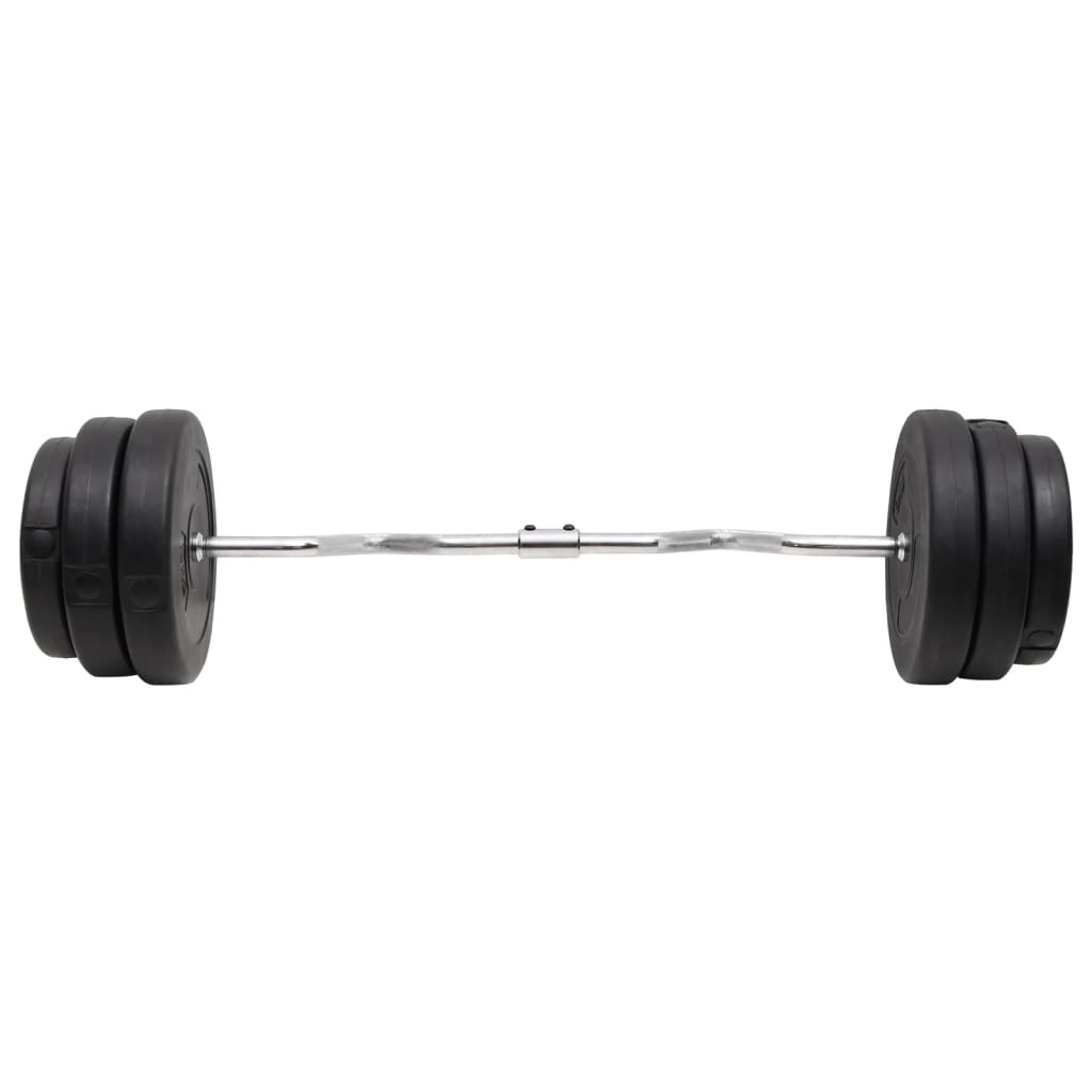 Vidaxl Halter bent with weights 90 kg