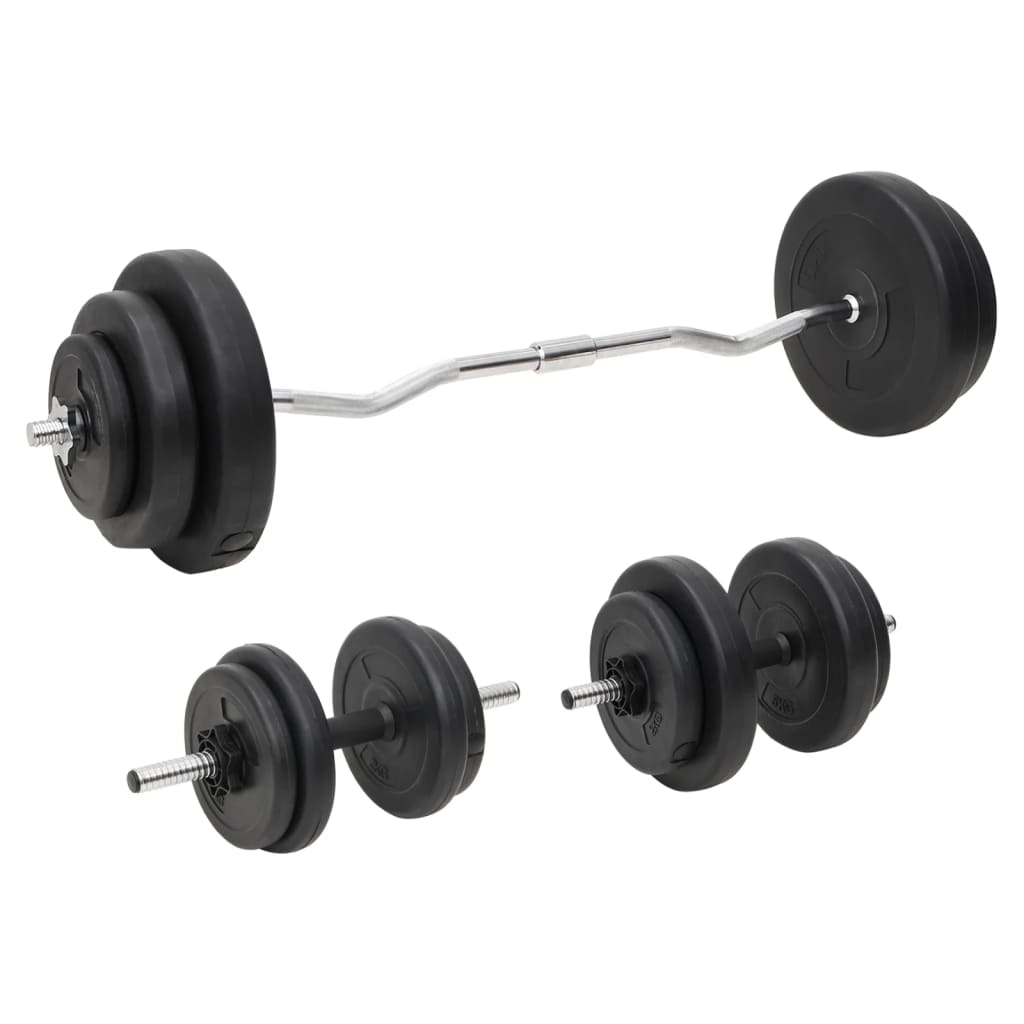 Vidaxl håndvægt sæt med vægte 60 kg