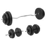 Vidaxl håndvægt sæt med vægte 60 kg
