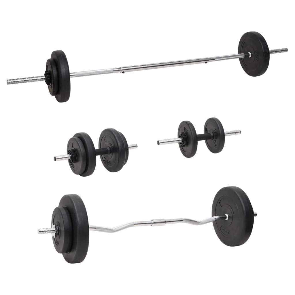 Set manubri VidaXL con pesi 60 kg