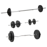 Set manubri VidaXL con pesi 60 kg