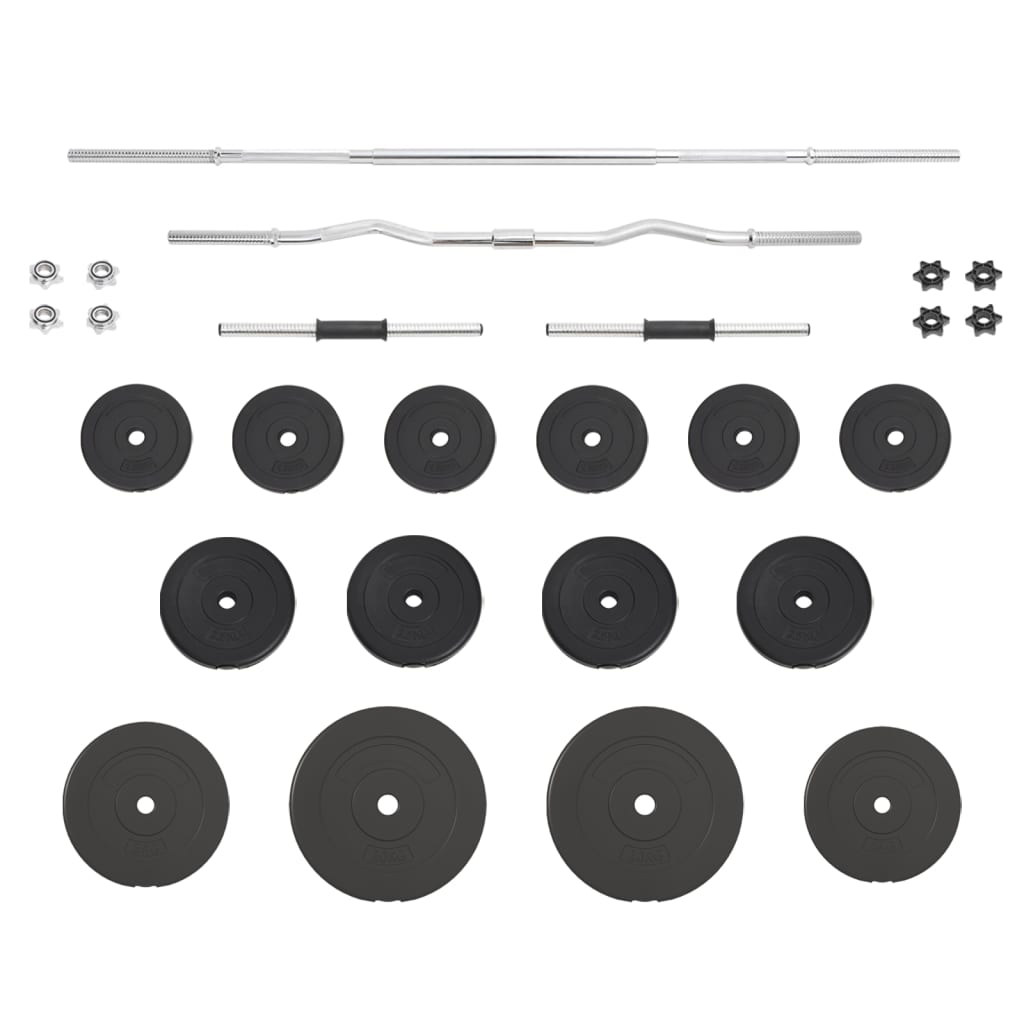 Set manubri VidaXL con pesi 60 kg