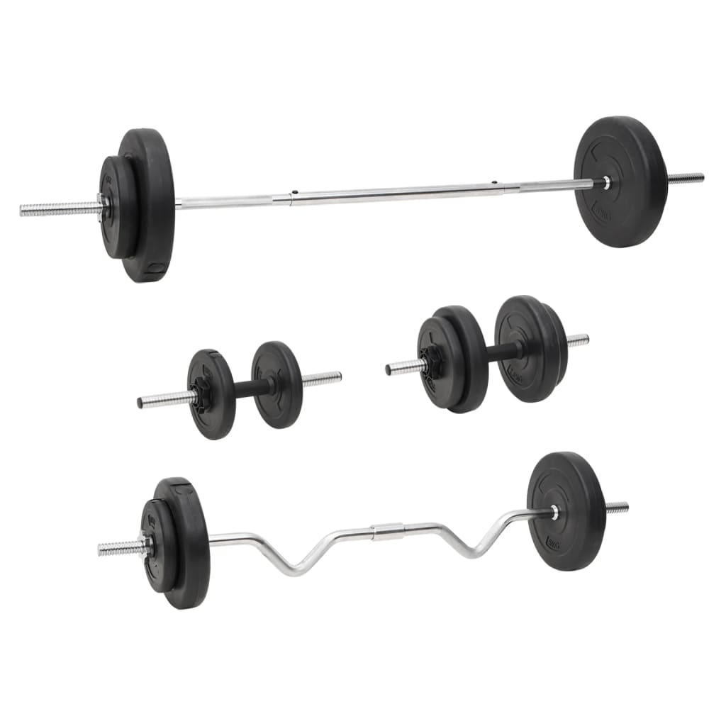 Vidaxl håndvægt sæt med vægte 60 kg