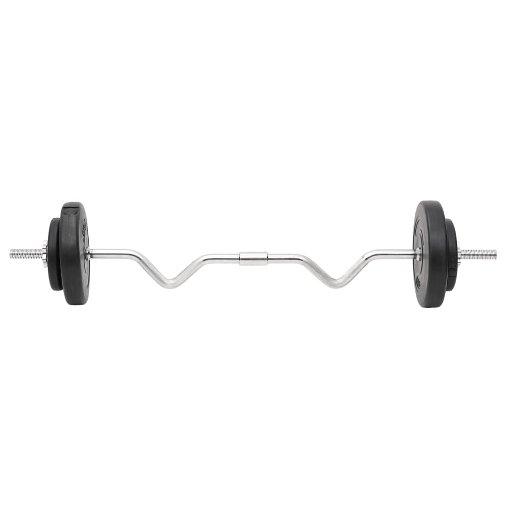 Vidaxl håndvægt sæt med vægte 60 kg
