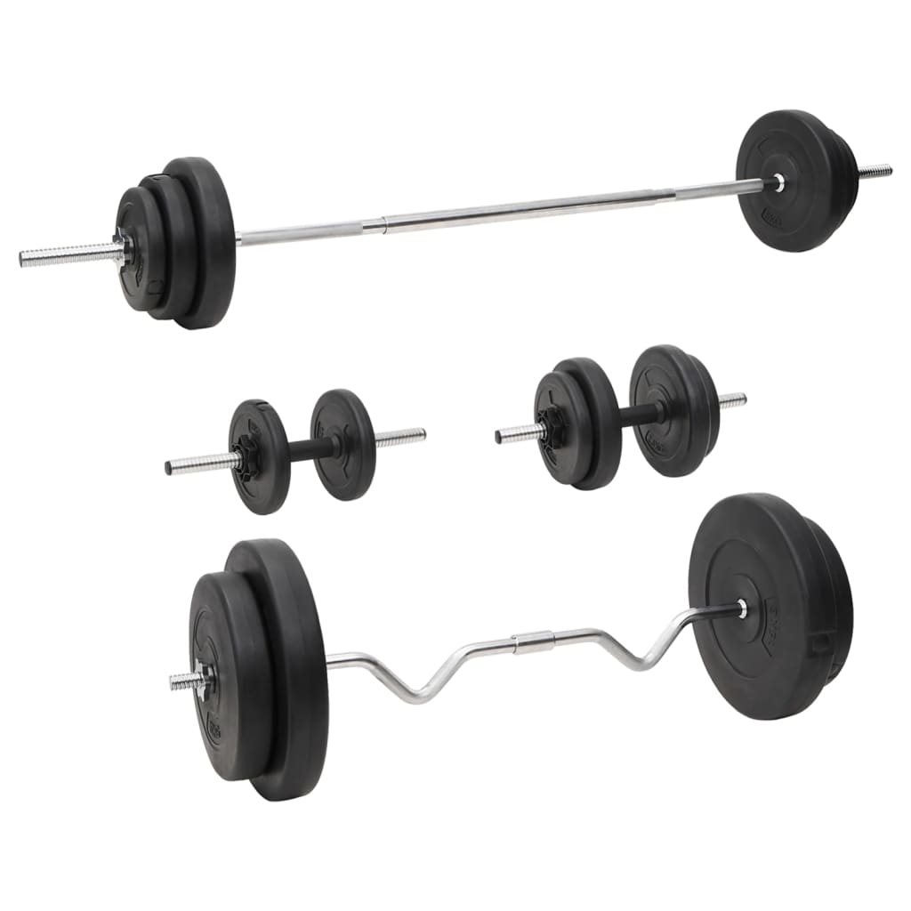 Vidaxl håndvægt sæt med vægte 90 kg