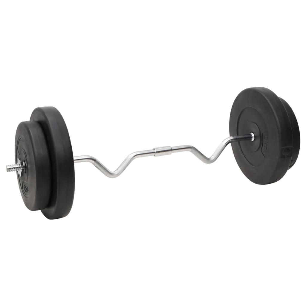 Vidaxl håndvægt sæt med vægte 90 kg