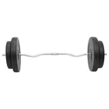 Vidaxl håndvægt sæt med vægte 120 kg