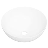 Vidaxl Washbasin 36x15 cm Round Ceramic White